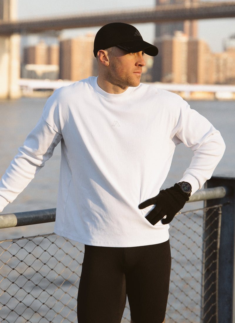 코어 화이트 롱슬리브