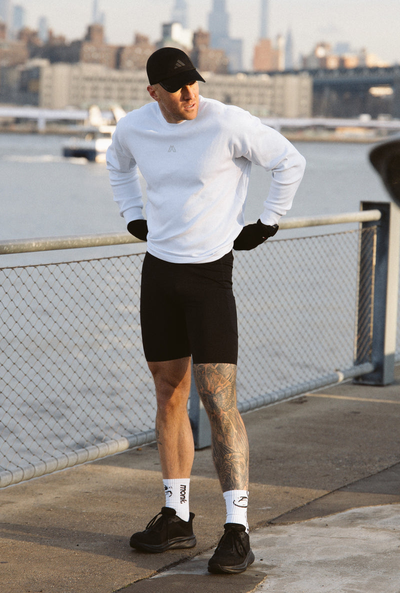 코어 화이트 롱슬리브