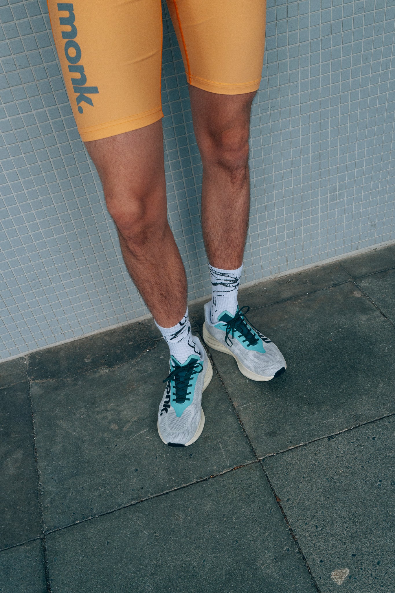 코어 하프 타이츠 맨