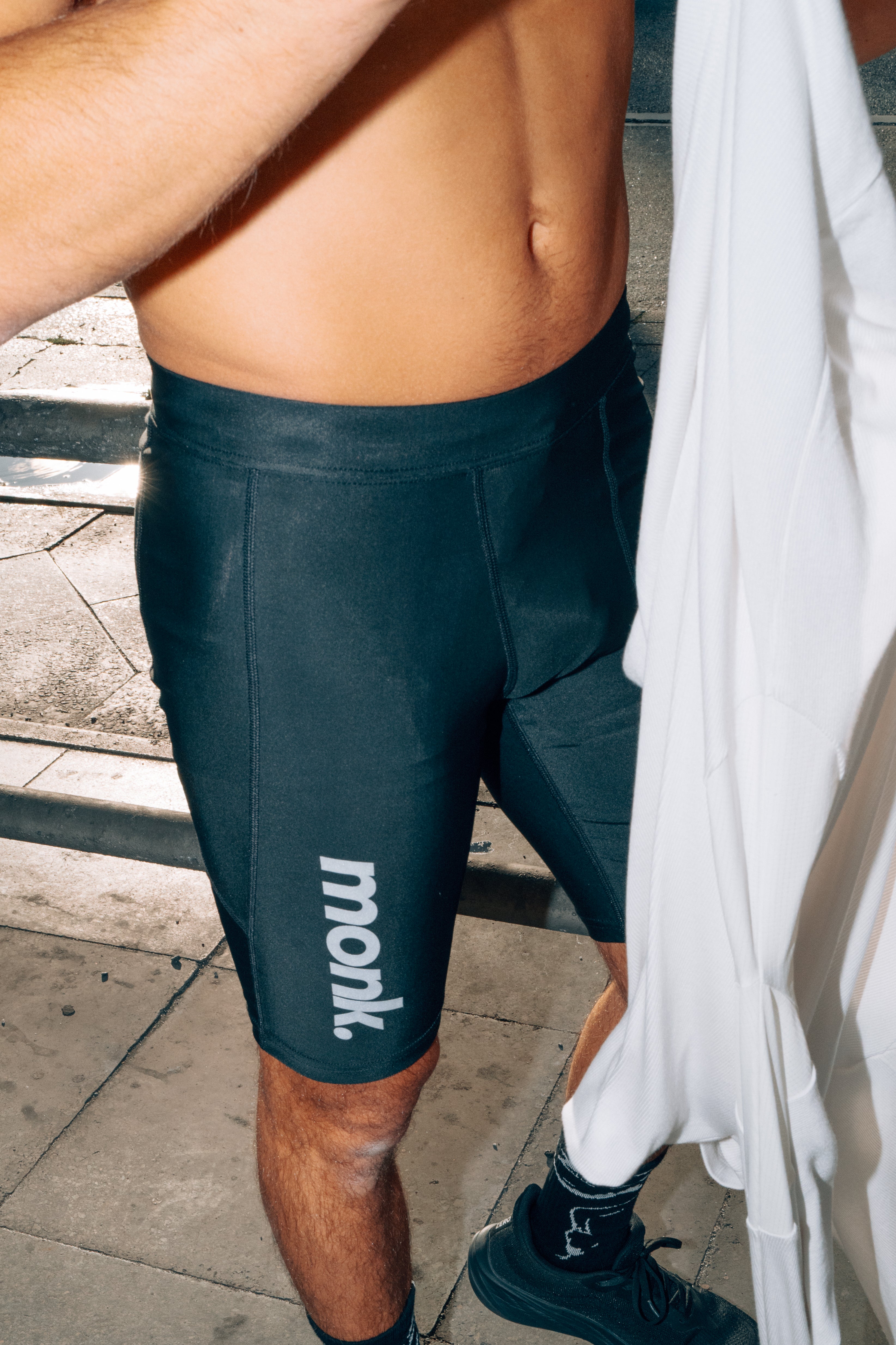 코어 하프 타이츠 맨